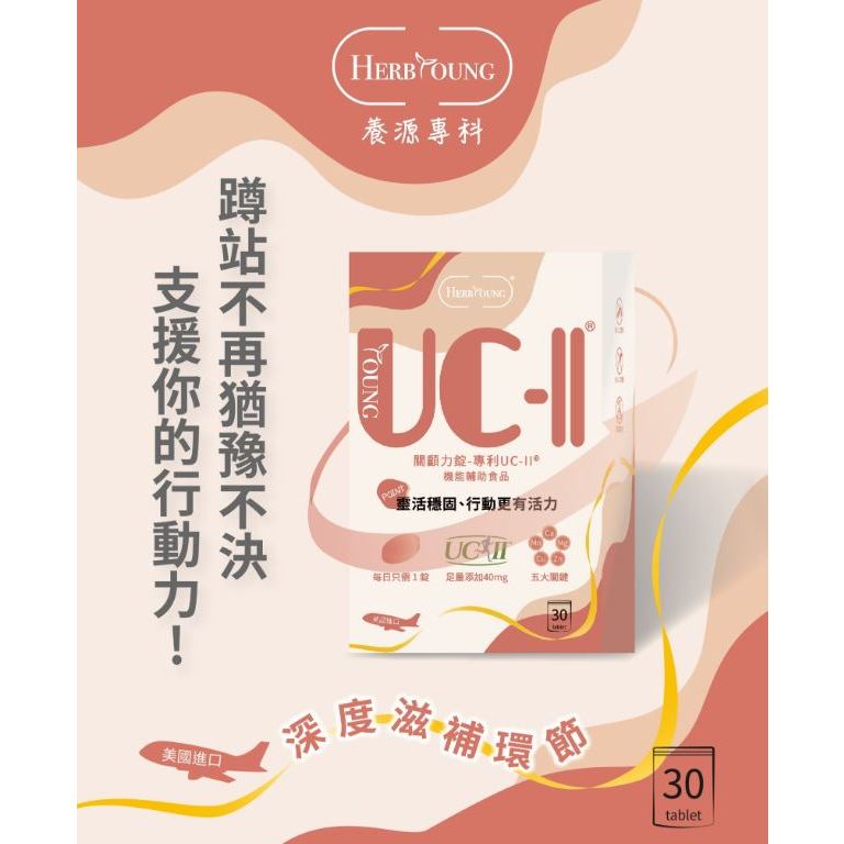 ★養研萃方★關顧力 專利UC-II® 30顆 現貨︱繁華中西藥局︱