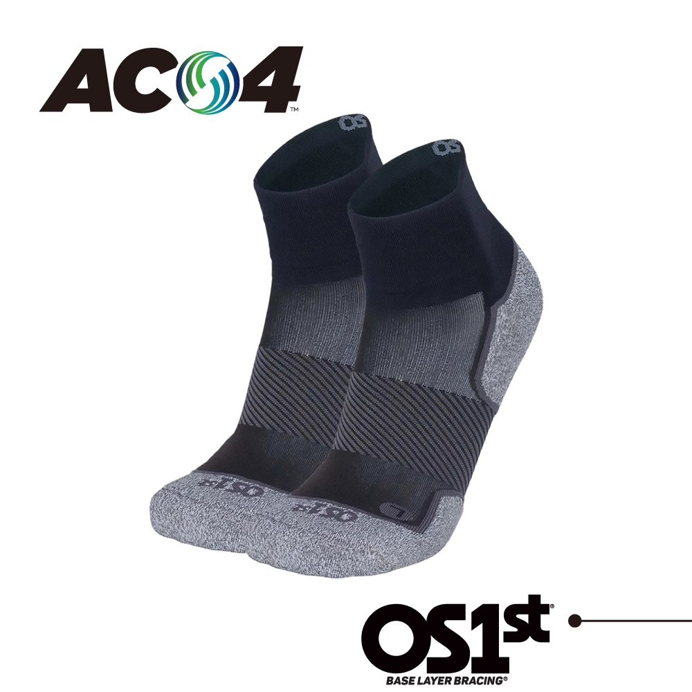 【OS1st】AC4足弓健康舒適襪(中筒) 舒適襪 足弓襪 中筒襪 4段式壓力 美國品牌 台灣製(1雙入)｜繁華中西藥局