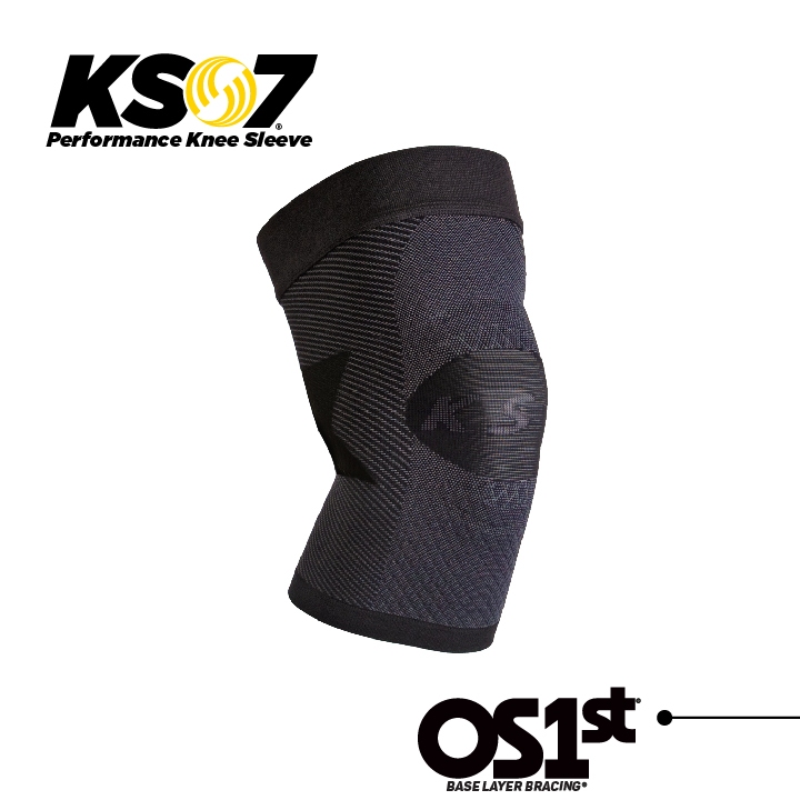 【OS1st】KS7高性能膝蓋護套 7段式壓力護膝 護膝 止滑矽膠 排汗透氣 美國研發 台灣製(單入)｜繁華中西藥局｜