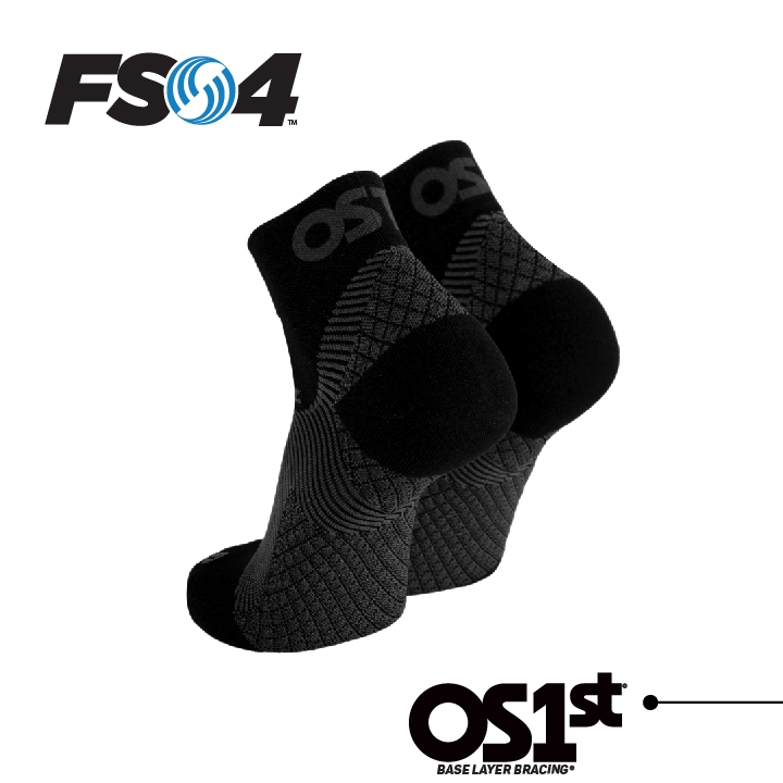 【OS1st】 FS4高性能足弓襪(中筒) 4段式分區壓力 足弓支撐 排汗透氣 足弓襪 襪子 美國研發 台灣製