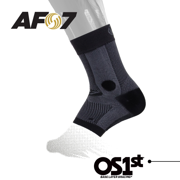【OS1st】 AF7高性能腳踝穩定護套 7段式壓力腳踝固定護套 結合貼紮功能 排汗透氣 美國研發 台灣製造(單入)
